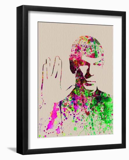 Legendary Spock Watercolor-Olivia Morgan-Framed Art Print