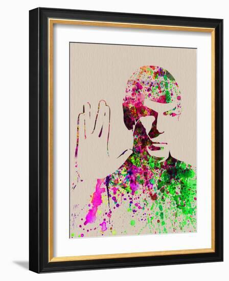 Legendary Spock Watercolor-Olivia Morgan-Framed Art Print