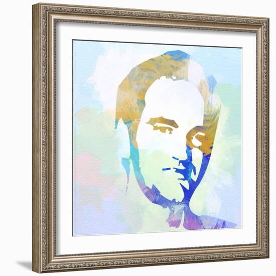 Legendary Tarantino Watercolor-Olivia Morgan-Framed Art Print