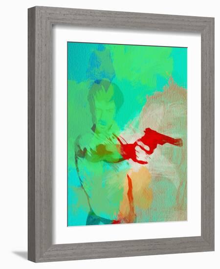 Legendary Taxi Driver Watercolor-Olivia Morgan-Framed Art Print