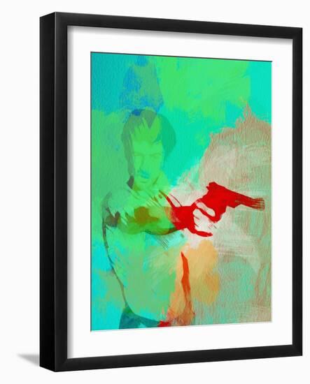 Legendary Taxi Driver Watercolor-Olivia Morgan-Framed Art Print