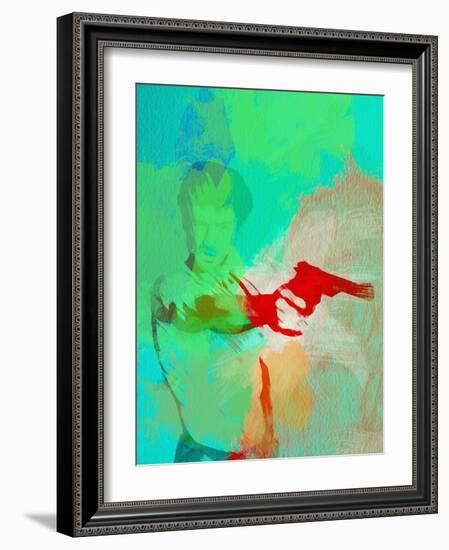 Legendary Taxi Driver Watercolor-Olivia Morgan-Framed Art Print