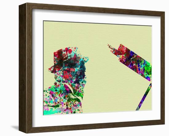 Legendary Thelonious Monk Watercolor I-Olivia Morgan-Framed Art Print