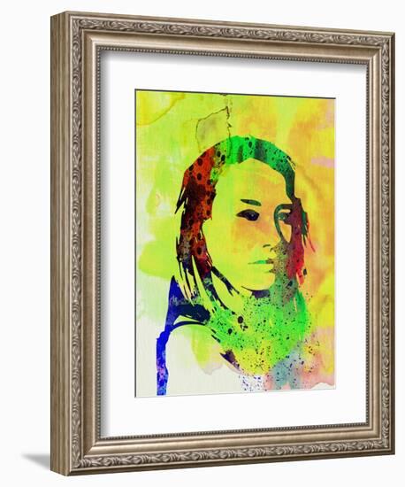 Legendary Tori Amos Watercolor-Olivia Morgan-Framed Premium Giclee Print