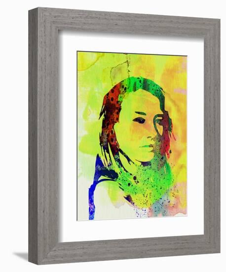 Legendary Tori Amos Watercolor-Olivia Morgan-Framed Premium Giclee Print