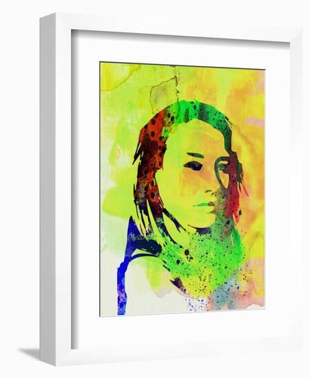 Legendary Tori Amos Watercolor-Olivia Morgan-Framed Premium Giclee Print