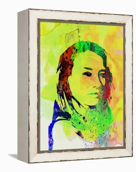 Legendary Tori Amos Watercolor-Olivia Morgan-Framed Stretched Canvas