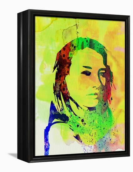 Legendary Tori Amos Watercolor-Olivia Morgan-Framed Stretched Canvas