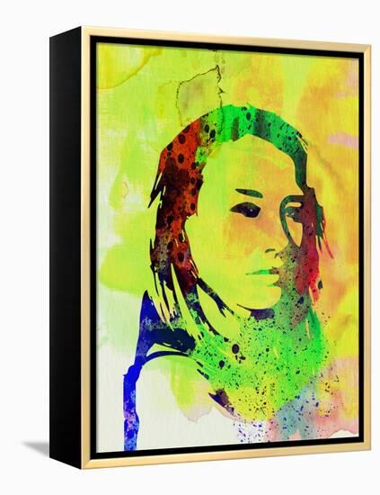 Legendary Tori Amos Watercolor-Olivia Morgan-Framed Stretched Canvas