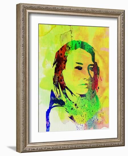 Legendary Tori Amos Watercolor-Olivia Morgan-Framed Art Print