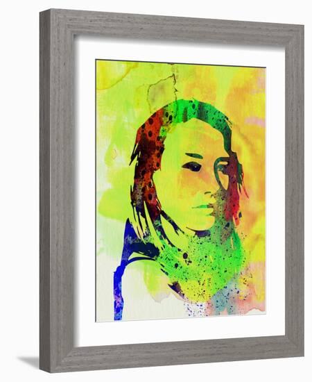 Legendary Tori Amos Watercolor-Olivia Morgan-Framed Art Print