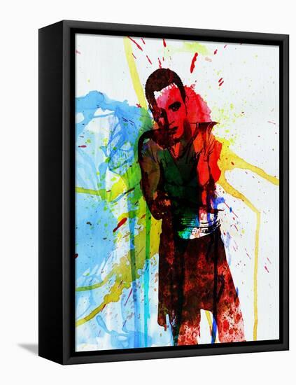 Legendary Trainspotting Watercolor II-Olivia Morgan-Framed Stretched Canvas