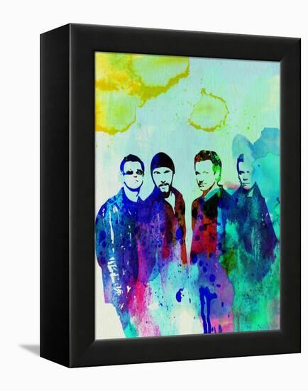 Legendary U2 Watercolor-Olivia Morgan-Framed Stretched Canvas