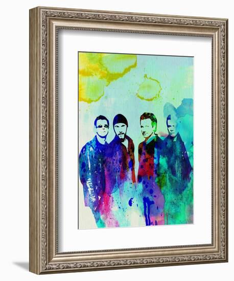 Legendary U2 Watercolor-Olivia Morgan-Framed Art Print