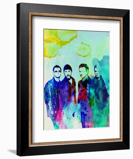 Legendary U2 Watercolor-Olivia Morgan-Framed Art Print