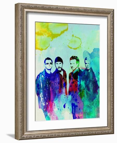 Legendary U2 Watercolor-Olivia Morgan-Framed Art Print