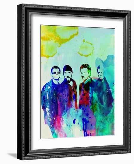Legendary U2 Watercolor-Olivia Morgan-Framed Art Print