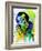 Legendary Woody Allen Watercolor-Olivia Morgan-Framed Art Print