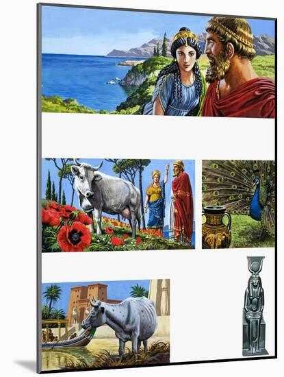Legends of Ancient Greece: Queen of Beauty-Roger Payne-Mounted Giclee Print
