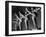 Leggy Hoofers Called the Saharem Dancers Doing a Precision Number in the New Sahara Hotel-Loomis Dean-Framed Photographic Print