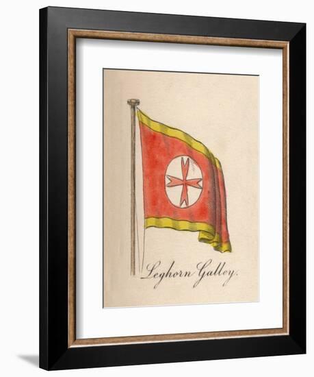 'Leghorn Galley', 1838-Unknown-Framed Giclee Print