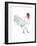 Leghorn (Gallus Gallus Domesticus), Rooster, Poultry, Birds-Encyclopaedia Britannica-Framed Art Print