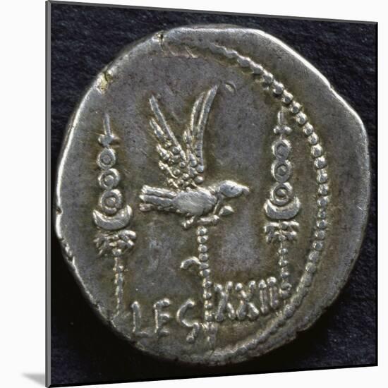 Legionary Denarius of Mark Antony-null-Mounted Giclee Print