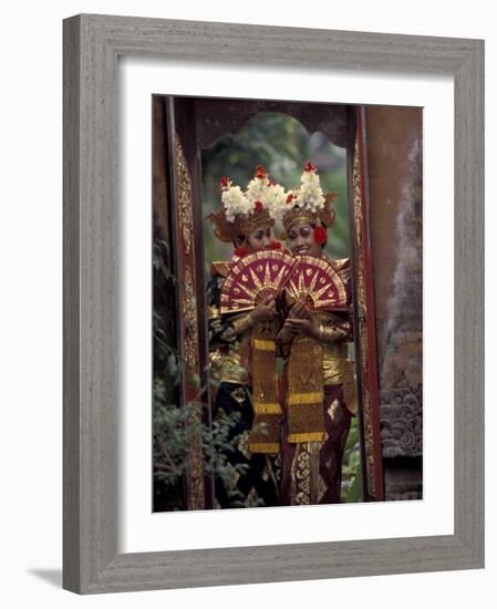 Legong Dancers, Bali, Indonesia-Michele Westmorland-Framed Photographic Print