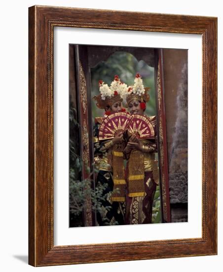 Legong Dancers, Bali, Indonesia-Michele Westmorland-Framed Photographic Print