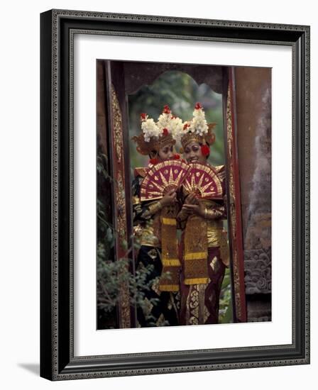 Legong Dancers, Bali, Indonesia-Michele Westmorland-Framed Photographic Print