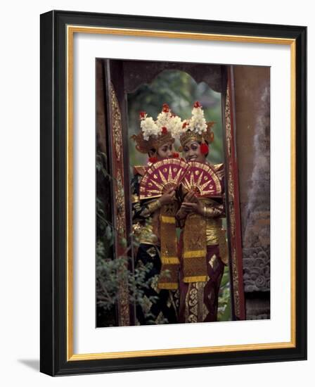 Legong Dancers, Bali, Indonesia-Michele Westmorland-Framed Photographic Print
