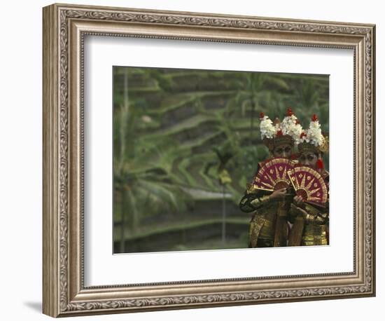 Legong Dancers, Bali, Indonesia-Michele Westmorland-Framed Photographic Print