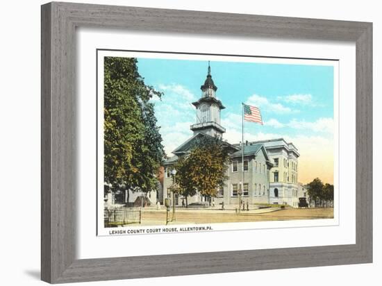 Lehigh County Courthouse, Allentown-null-Framed Art Print