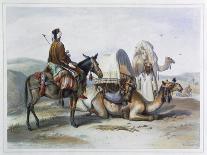 Kafila with a camel bearing a hodesh, 1848-Lehnert-Framed Giclee Print