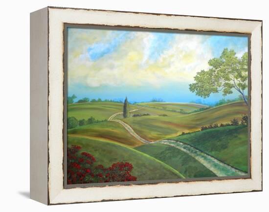 Leicester Countryside-Herb Dickinson-Framed Premier Image Canvas