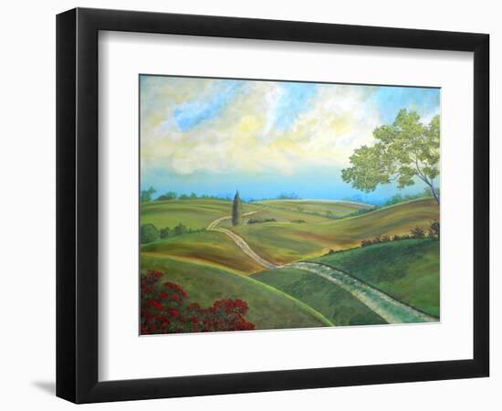 Leicester Countryside-Herb Dickinson-Framed Photographic Print