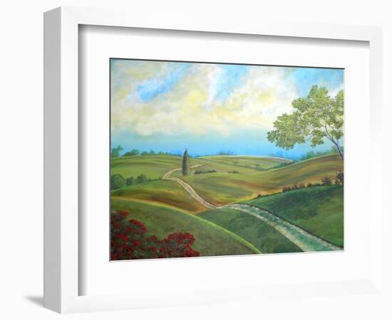 Leicester Countryside-Herb Dickinson-Framed Photographic Print