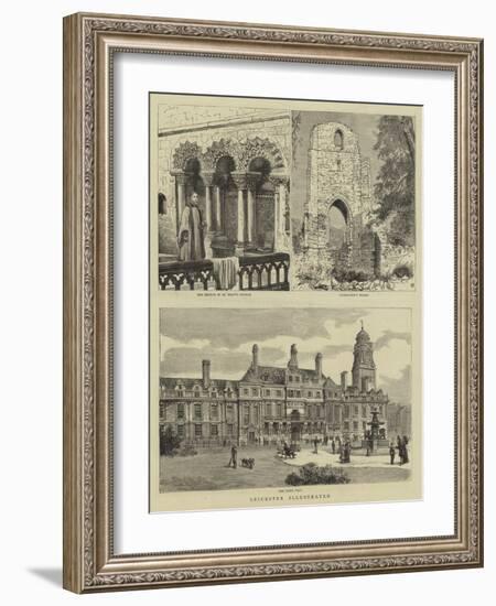 Leicester Illustrated-Henry William Brewer-Framed Giclee Print