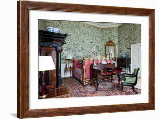 Leicester Room, Chatsworth House, Derbyshire-null-Framed Photographic Print