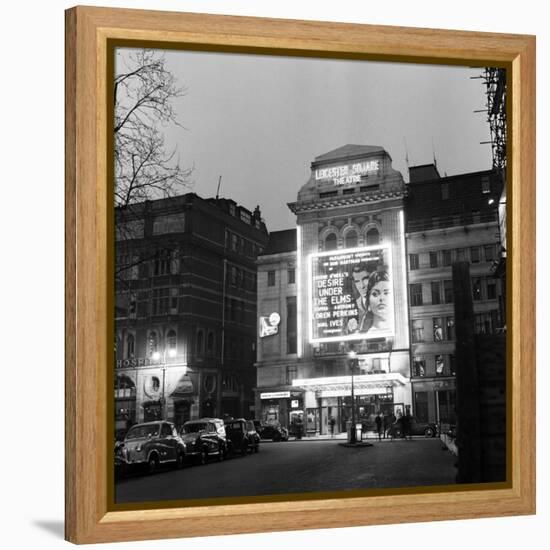 Leicester Square Theatre in London's West End. April 1958-Staff-Framed Premier Image Canvas