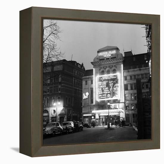 Leicester Square Theatre in London's West End. April 1958-Staff-Framed Premier Image Canvas