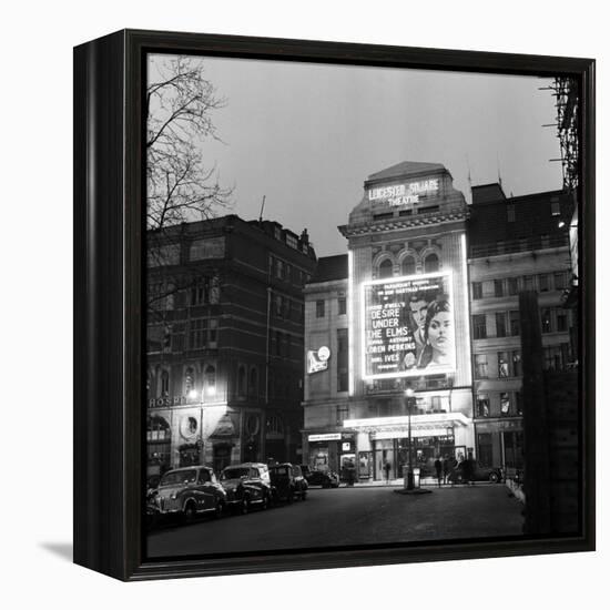 Leicester Square Theatre in London's West End. April 1958-Staff-Framed Premier Image Canvas