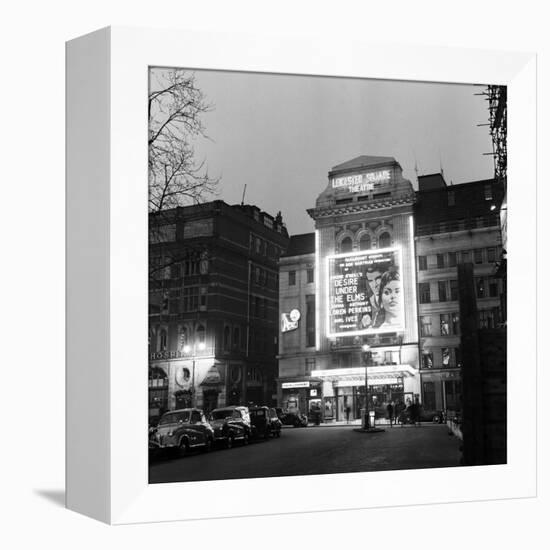 Leicester Square Theatre in London's West End. April 1958-Staff-Framed Premier Image Canvas