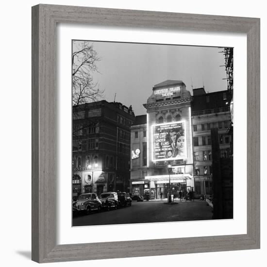 Leicester Square Theatre in London's West End. April 1958-Staff-Framed Photographic Print