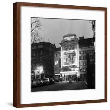 Leicester Square Theatre in London's West End. April 1958-Staff-Framed Photographic Print