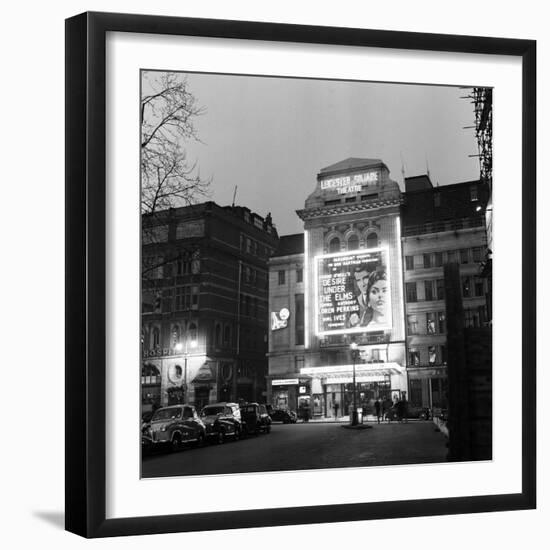 Leicester Square Theatre in London's West End. April 1958-Staff-Framed Photographic Print