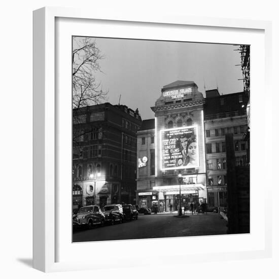 Leicester Square Theatre in London's West End. April 1958-Staff-Framed Photographic Print