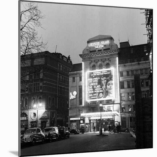 Leicester Square Theatre in London's West End. April 1958-Staff-Mounted Photographic Print