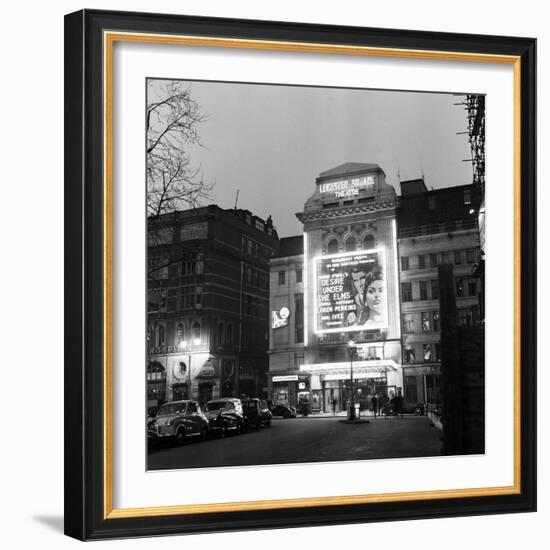 Leicester Square Theatre in London's West End. April 1958-Staff-Framed Photographic Print