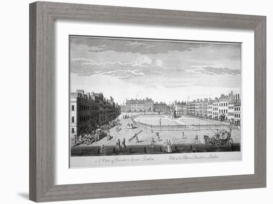 Leicester Square, Westminster, London, C1753-John Maurer-Framed Giclee Print